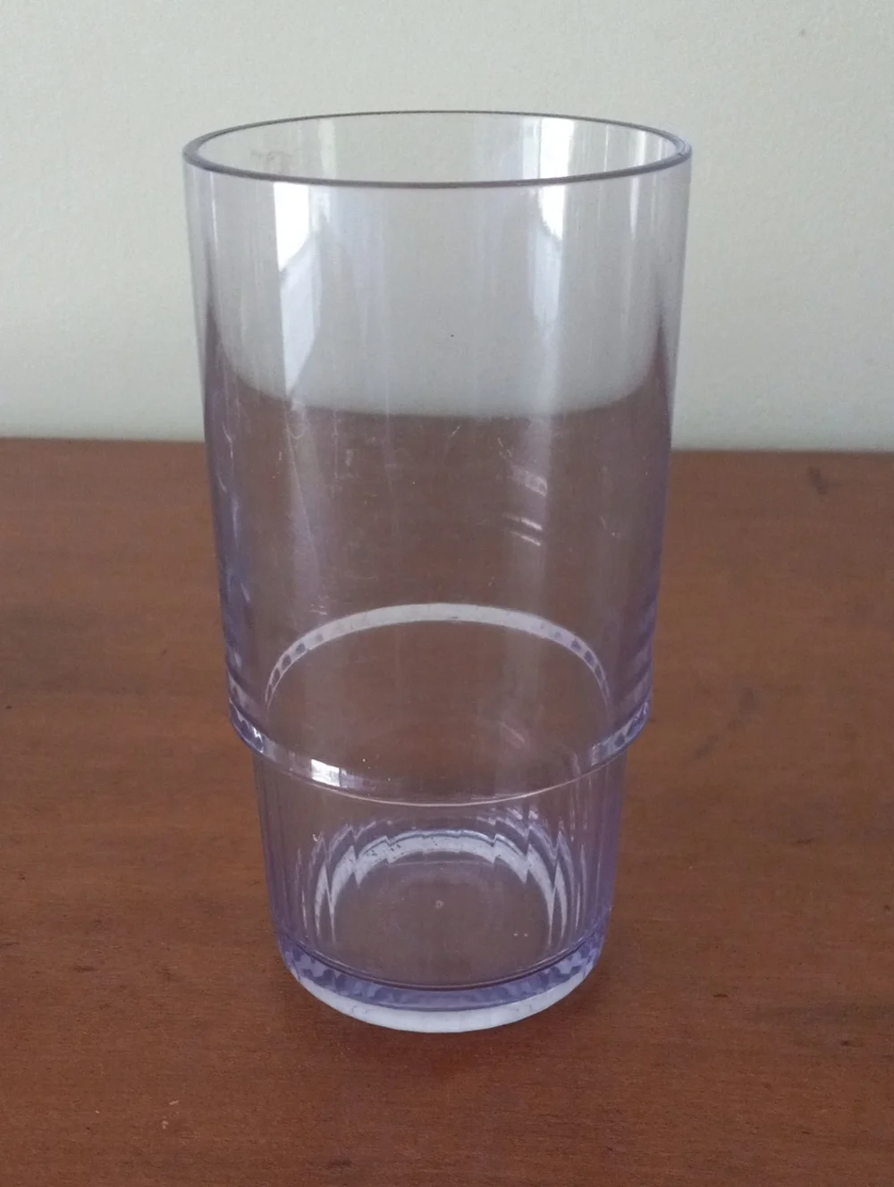 Vintage Tupperware Preludio Acrylic Blue Stacking Tumbler Glasses Set of 3